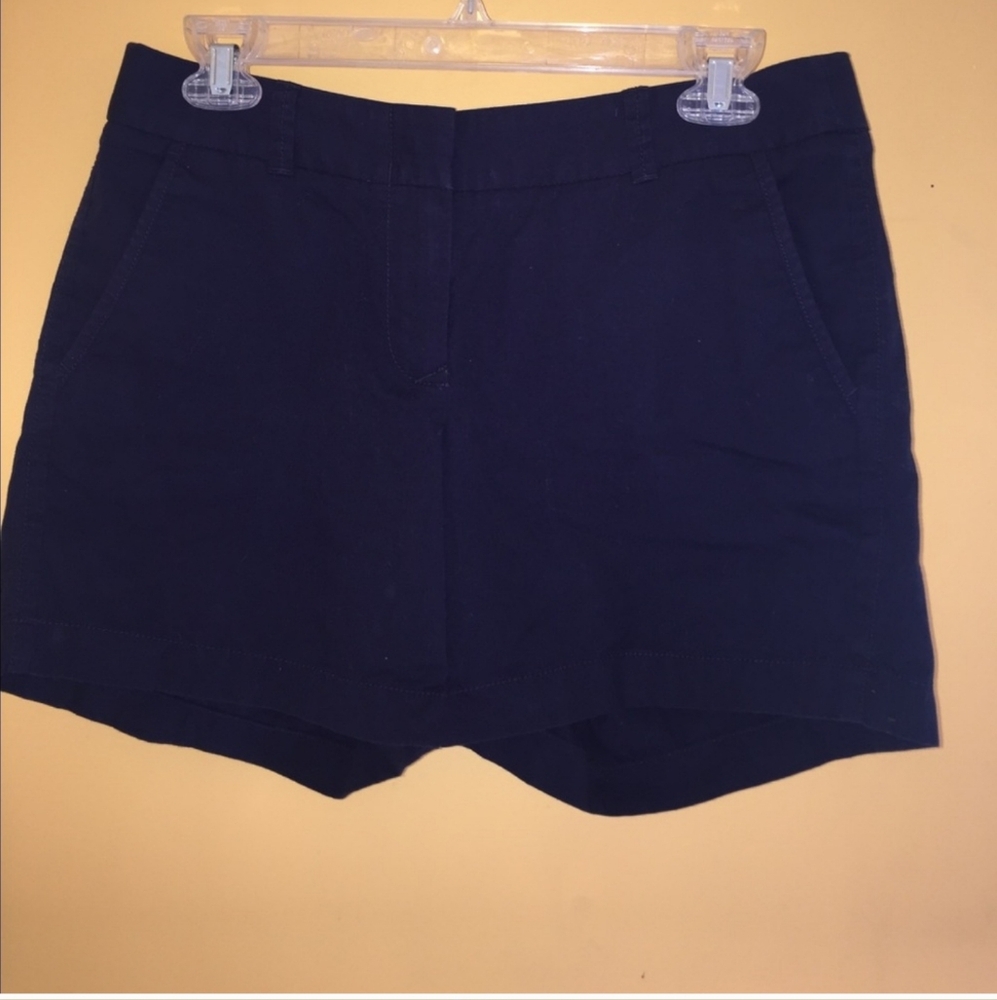 J. Crew Navy Blue Broken In Chino Shorts Size 4 #J5